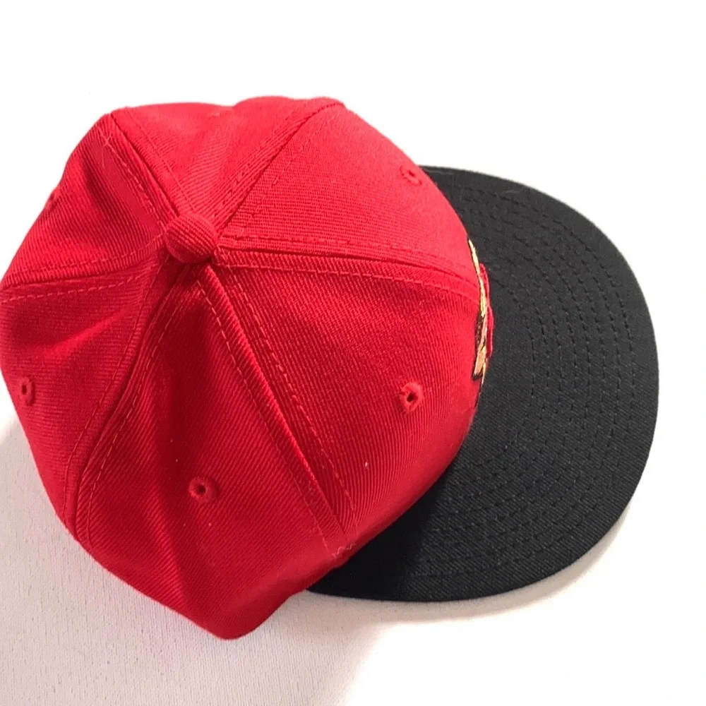 Maryland Terps New Era Red & Black Outline Snapback kids